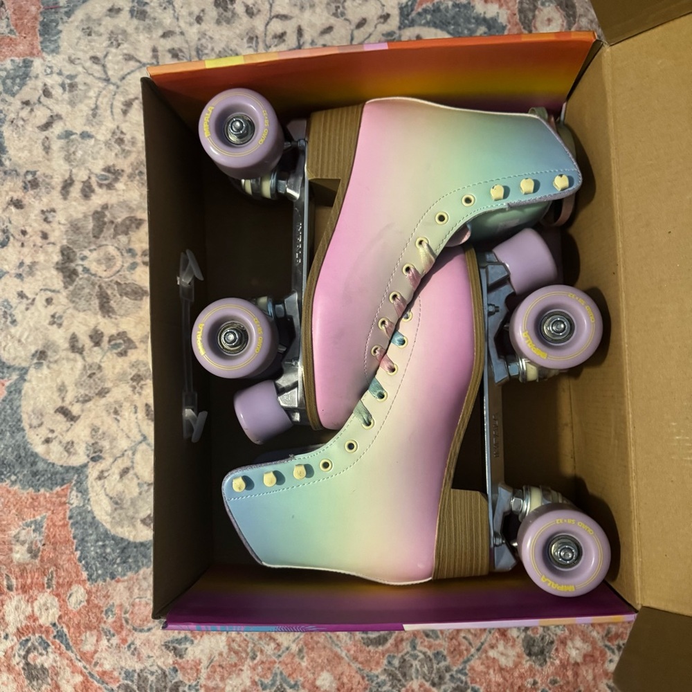 Pastel Gradient Roller Skates